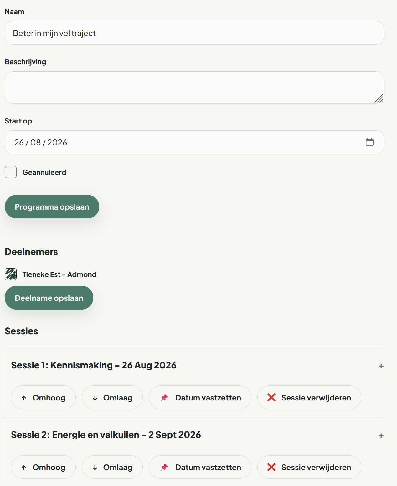 Programma maken