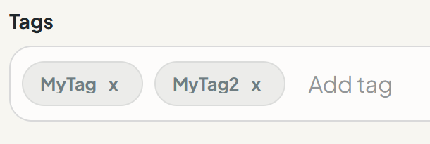 Tags voor een snel overzicht van voortgang